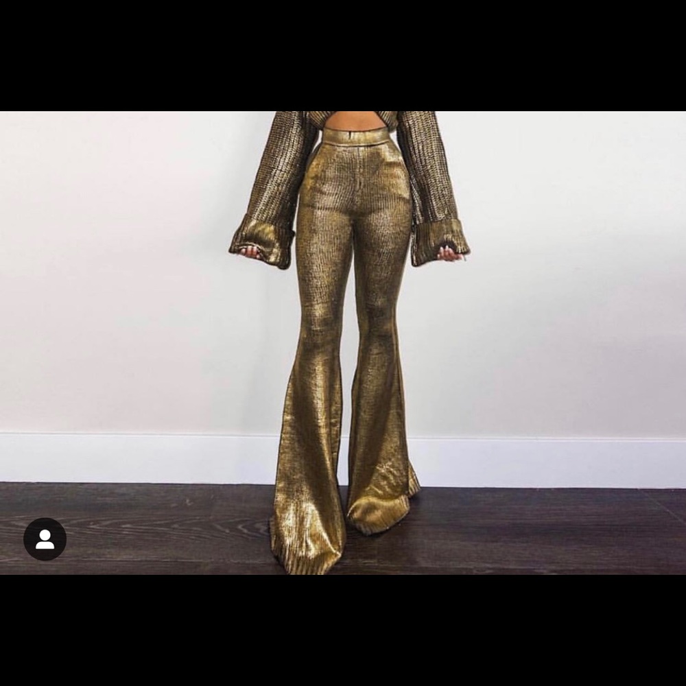 TALL - Flare Knit Pants! (Never worn, too long)